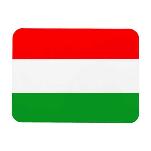 Ungarische Flagge Magnet (Horizontal)