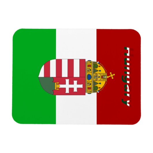 Ungarische Flagge Magnet (Horizontal)
