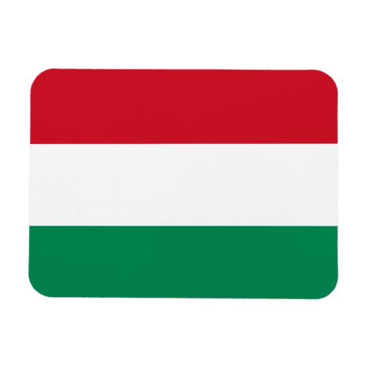 Ungarische Flagge Magnet (Horizontal)