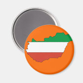 Ungarische Flagge Magnet (Vorderseite/Rückseite)