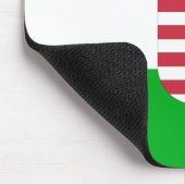 ungarische Flagge Mousepad (Ecke)