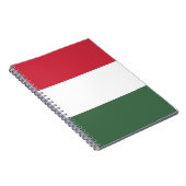 Ungarische Flagge Notizblock (Rechte Seite)