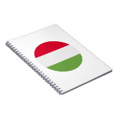 Ungarische Flagge Notizblock (Rechte Seite)