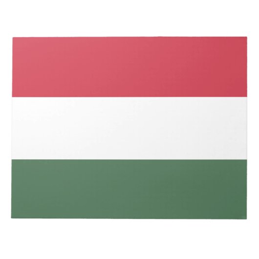 Ungarische Flagge Notizblock (Vorderseite)