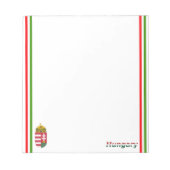 Ungarische Flagge Notizblock (Vorderseite)