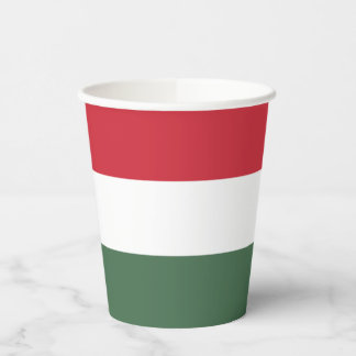 Ungarische Flagge Pappbecher