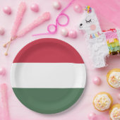 Ungarische Flagge Pappteller (Party)