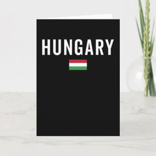 Ungarische Flagge - Patriotische Flagge Karte