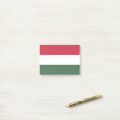 Ungarische Flagge Post-it Klebezettel (Auf Schreibtisch)