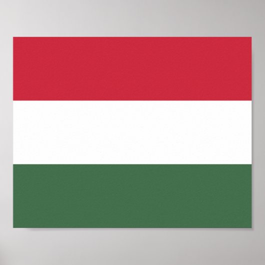 Ungarische Flagge Poster (Vorne)
