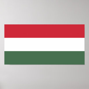 Ungarische Flagge Poster