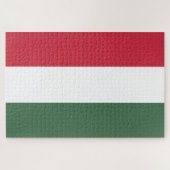 Ungarische Flagge Puzzle (Horizontal)