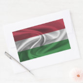 Ungarische Flagge Rechteckiger Aufkleber (Umschlag)