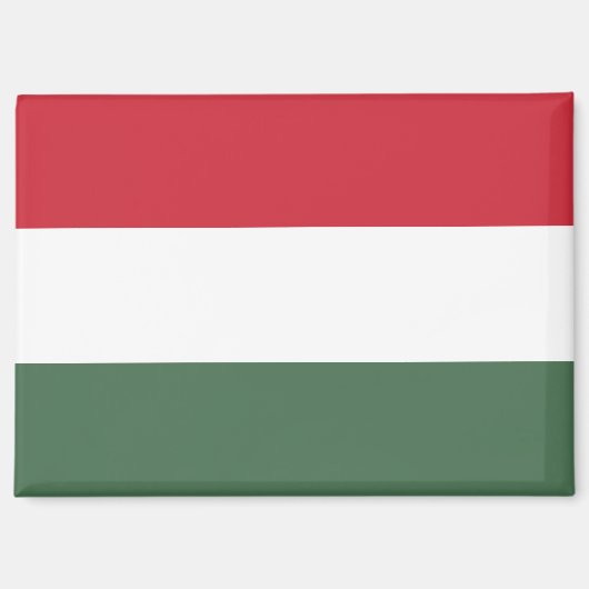 Ungarische Flagge Rektangle-Magnet Magnet (Vorderseite)