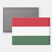 Ungarische Flagge Rektangle-Magnet Magnet (Vorderseite/Rückseite)
