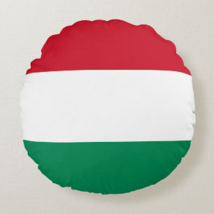 Ungarische Flagge Rundes Kissen