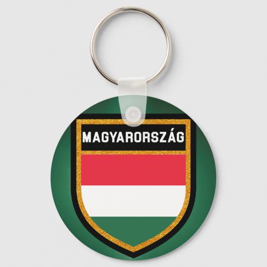 Ungarische Flagge Schlüsselanhänger (Vorderseite)