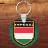 Ungarische Flagge Schlüsselanhänger (Vorderseite)