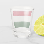 Ungarische Flagge Schnapsglas (Rückseite)