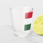Ungarische Flagge Schnapsglas (Links)