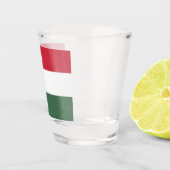 Ungarische Flagge Schnapsglas (Rechts)