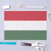 Ungarische Flagge Seidenpapier (Handwerk)