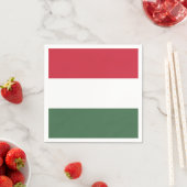 Ungarische Flagge Serviette (Beispiel)