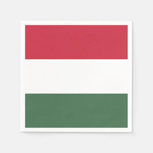 Ungarische Flagge Serviette (Vorderseite)