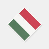Ungarische Flagge Serviette (Ecke)