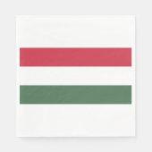 Ungarische Flagge Serviette (Vorderseite)