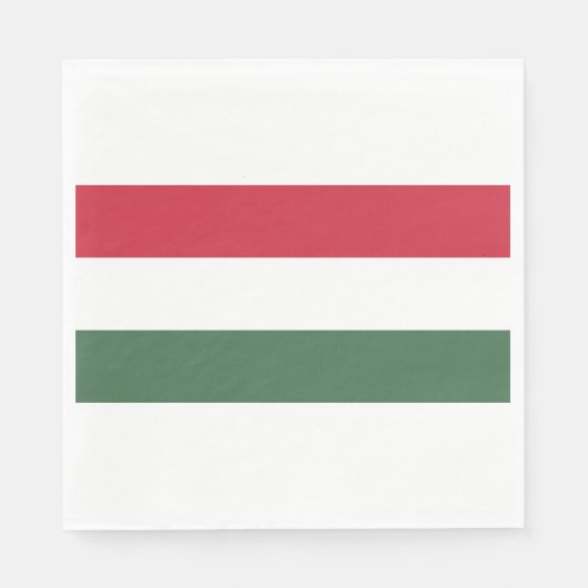 Ungarische Flagge Serviette (Vorderseite)