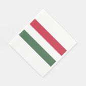 Ungarische Flagge Serviette (Ecke)