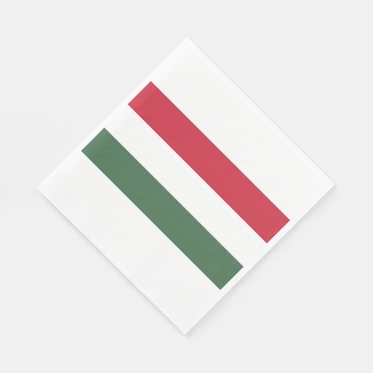 Ungarische Flagge Serviette (Ecke)