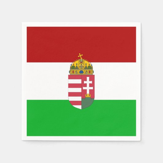 Ungarische Flagge Serviette (Vorderseite)