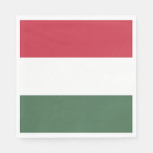 Ungarische Flagge Serviette (Vorderseite)