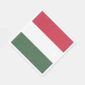 Ungarische Flagge Serviette (Ecke)