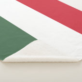 Ungarische Flagge Sherpadecke (3/4)