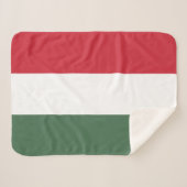 Ungarische Flagge Sherpadecke (Vorderseite (Horizontal))