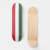 Ungarische Flagge Skateboard (Vorderseite)