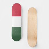Ungarische Flagge Skateboard (Vorderseite)