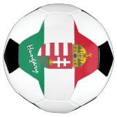 Ungarische Flagge / Sport Fußball (Gedreht)