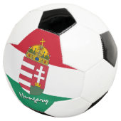 Ungarische Flagge / Sport Fußball (Dreiviertel)