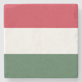 Ungarische Flagge Steinuntersetzer