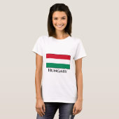 Ungarische Flagge T-Shirt (Vorne ganz)