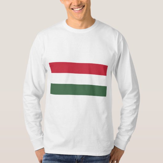 Ungarische Flagge T-Shirt (Vorderseite)