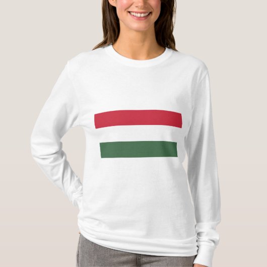 Ungarische Flagge T-Shirt (Vorderseite)