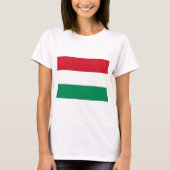 Ungarische Flagge T-Shirt (Vorderseite)