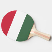 Ungarische Flagge Tischtennis Schläger (Seitenansicht)