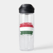 Ungarische Flagge Trinkflasche (Rückseite)