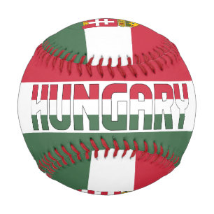 Ungarische Flagge und Wappen - Patriotik Baseball